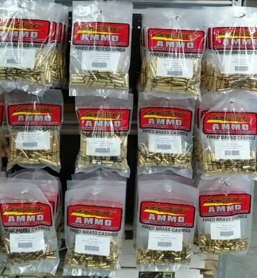 Lightning Ammo Reman. Cleaned & Polished Brass .38 Spl 100/ct Bag 1 Lightning Ammo Reman. Cleaned & Polished Brass .38 Spl 100/ct Bag