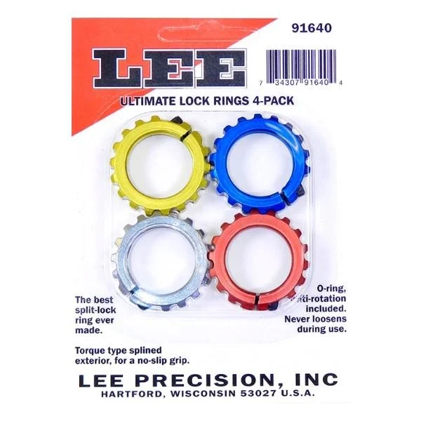 LEE Ultimate Lock Rings 4/pk 1 LEE Ultimate Lock Rings 4/pk