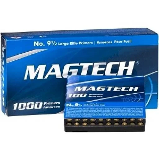 Magtech Large Rifle Primer 9½ MIL-STD - 1000/ct 1 Magtech Large Rifle Primer 9½ MIL-STD - 1000/ct