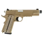 Tisas 1911 B45RGD TH Raider Handgun .45 ACP 8rd Magazines(2) 5.5" Threaded Barrel FDE Cerakote Optic Ready 2 https3A2F2Fmedia.chattanoogashooting.com2Fimages2Fproduct2FMS101005062FSD10100565 1