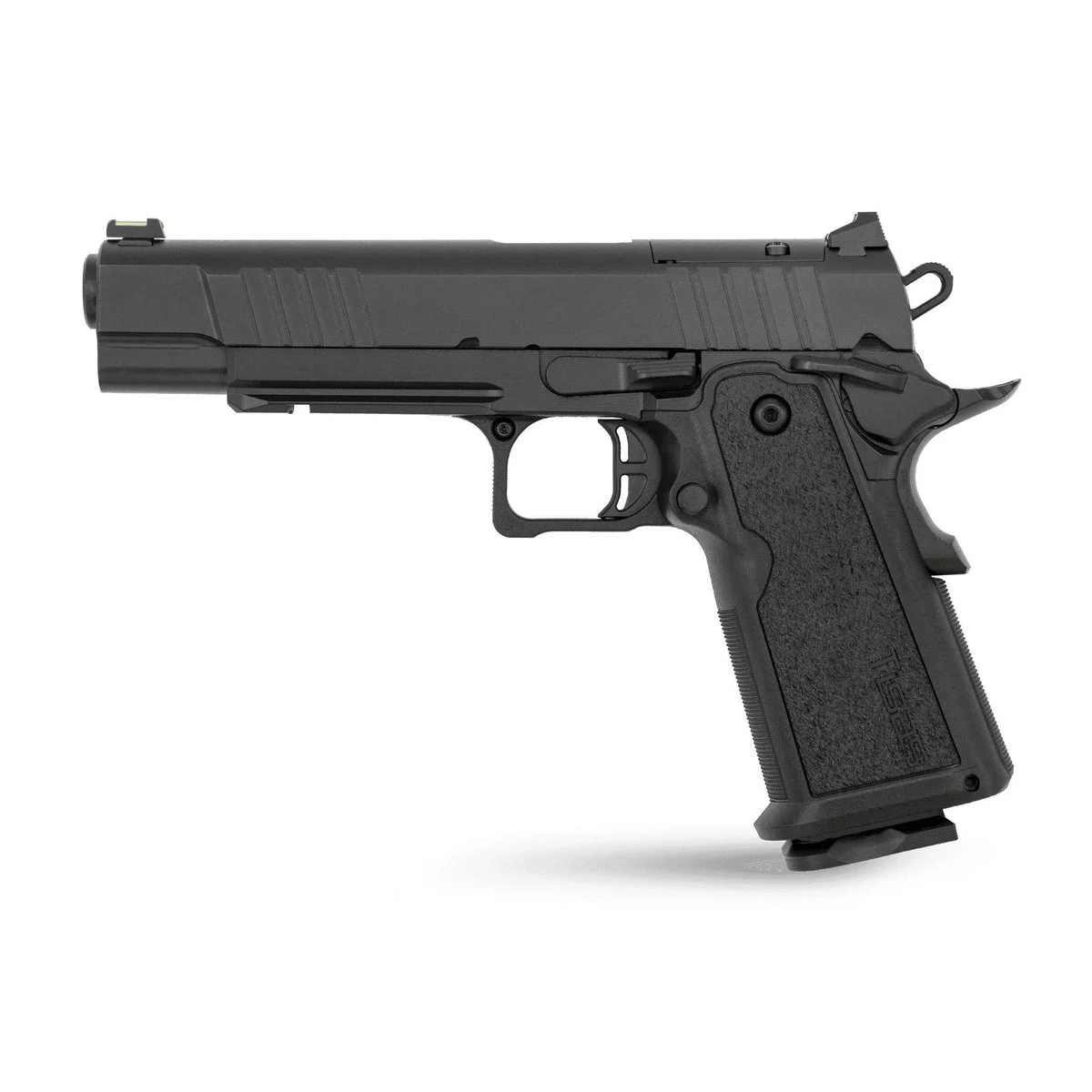 Tisas 1911 Duty 9 DS Handgun 9mm Luger 18rd Magazines(2) 5" Barrel Titanium Firing Pin Black w/Rail 1 Tisas 1911 Duty 9 DS Handgun 9mm Luger 18rd Magazines(2) 5" Barrel Titanium Firing Pin Black w/Rail
