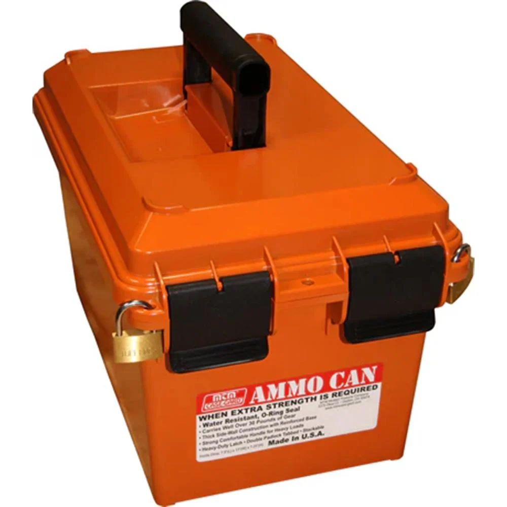 MTM Ammo Can for Bulk Ammo Orange 1 MTM Ammo Can for Bulk Ammo Orange