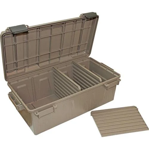 MTM Ammo Crate Divided Utility Box Dark Earth 1 MTM Ammo Crate Divided Utility Box Dark Earth