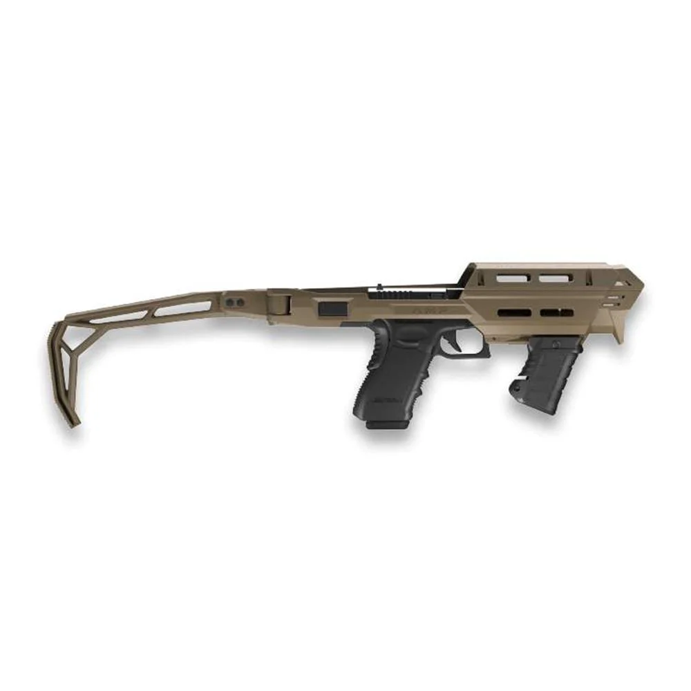 FAB Defense AMP Pistol Conversion Kit for Glock 17/19 FDE 1 FAB Defense AMP Pistol Conversion Kit for Glock 17/19 FDE