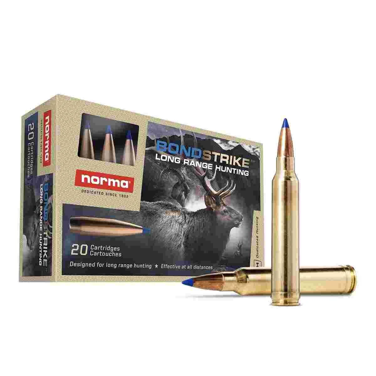 Norma BondStrike Rifle Ammunition 6.5 Creedmoor 143gr PT 2740 fps 20/ct 1 Norma BondStrike Rifle Ammunition 6.5 Creedmoor 143gr PT 2740 fps 20/ct