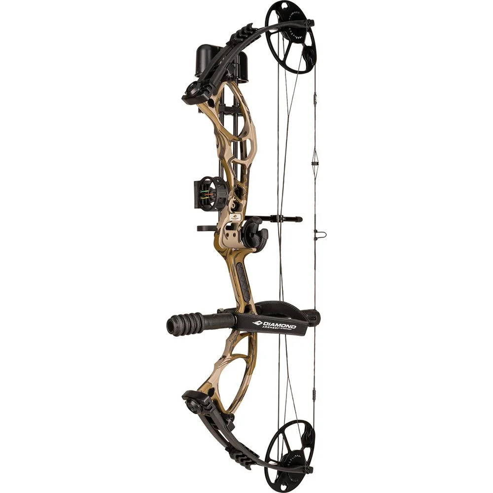 Diamond Archery Edge XT Compound Bow 20-70 lbs 300 fps Mossy Oak Bottomland RH 1 Diamond Archery Edge XT Compound Bow 20-70 lbs 300 fps Mossy Oak Bottomland RH
