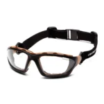 Pyramex Carhartt Carthage Shooting Glasses Black and Tan with Clear Anti-Fog Lens 2 https3A2F2Fmedia.chattanoogashooting.com2Fimages2Fproduct2FPICHB410DTP2FPICHB410DTP 1