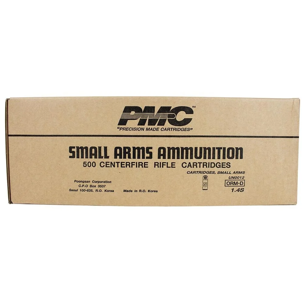 PMC Bronze Rifle Ammunition .308 Win 147 gr FMJBT 2780 fps 500/ct 1 PMC Bronze Rifle Ammunition .308 Win 147 gr FMJBT 2780 fps 500/ct