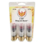 Phoenix Rising Slug & Buck Shotshell 12ga 2-3/4" FSJ 7/8oz Slug & 6-00 Buckshot 1225 fps 3/ct 2 https3A2F2Fmedia.chattanoogashooting.com2Fimages2Fproduct2FPPPRSLUGANDBUCK2FPPPRSLUGANDBUCK1
