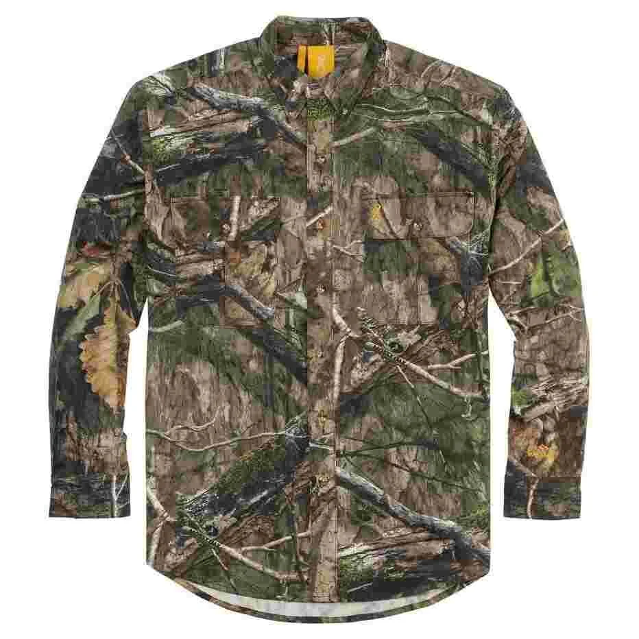 Browning Wasatch-CB Shirt Button-Front 2 Pocket Mossy Oak DNA M 1 Browning Wasatch-CB Shirt Button-Front 2 Pocket Mossy Oak DNA M