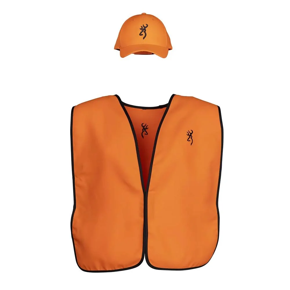 Browning Vest Cap Combo Blaze Orange 1 Browning Vest Cap Combo Blaze Orange