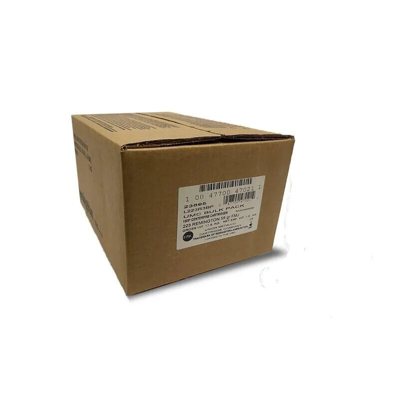 Remington UMC Bulk Rifle Ammunition .223 Rem 55gr MC 3240 fps 1000/ct (Bulk) 1 Remington UMC Bulk Rifle Ammunition .223 Rem 55gr MC 3240 fps 1000/ct (Bulk)