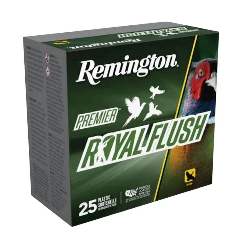 Remington Premier Royal Flush Shotshells 20ga 3" 1oz 1450 fps #6 25/ct 1 Remington Premier Royal Flush Shotshells 20ga 3" 1oz 1450 fps #6 25/ct