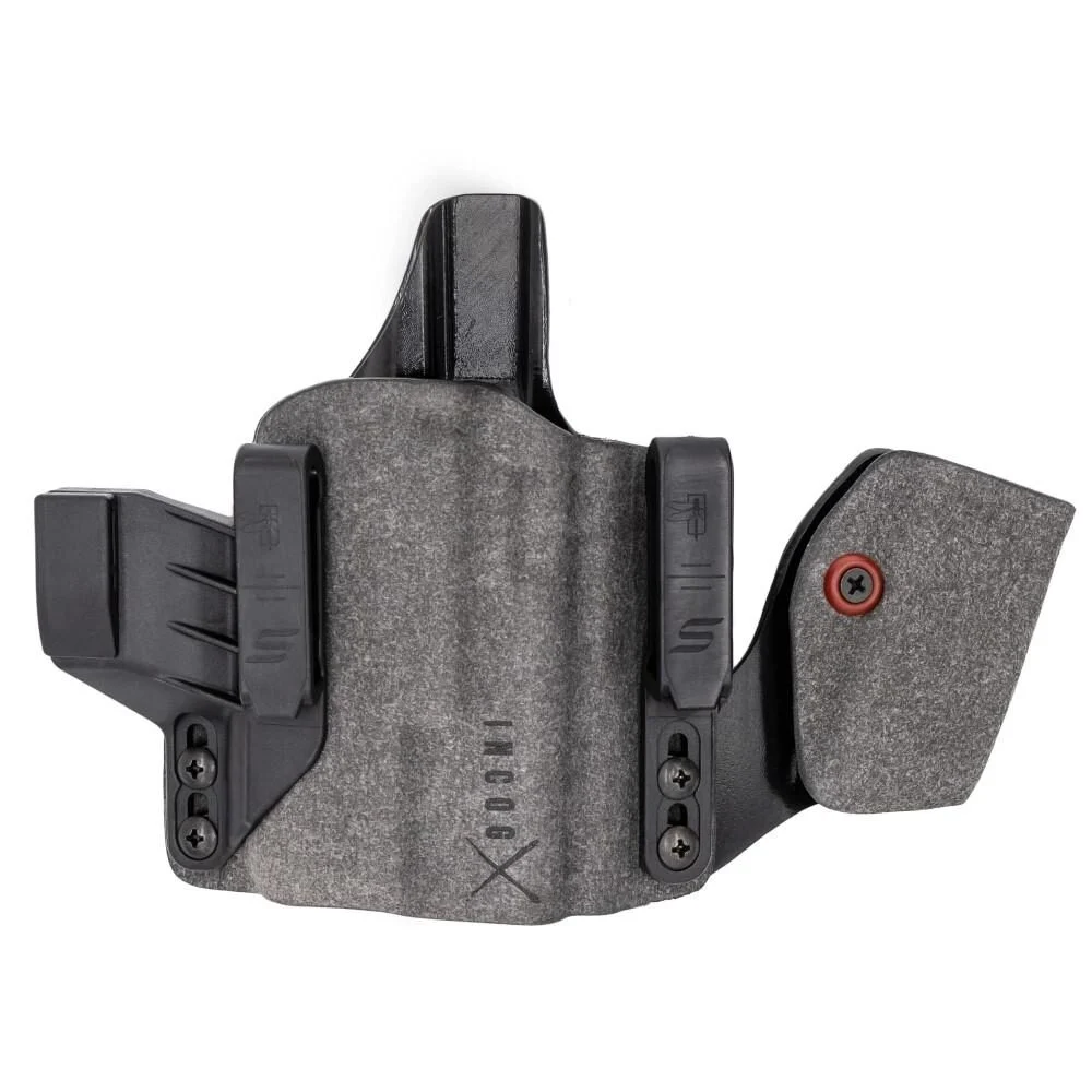 Safariland IncogX IWB Holster for Glock 17/19 Black and Grey RH with Mag Caddy 1 Safariland IncogX IWB Holster for Glock 17/19 Black and Grey RH with Mag Caddy