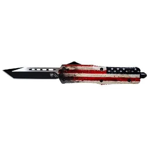Templar Knife Large Knife 3-1/2" Tanto Blade Wood US Flag 1 Templar Knife Large Knife 3-1/2" Tanto Blade Wood US Flag