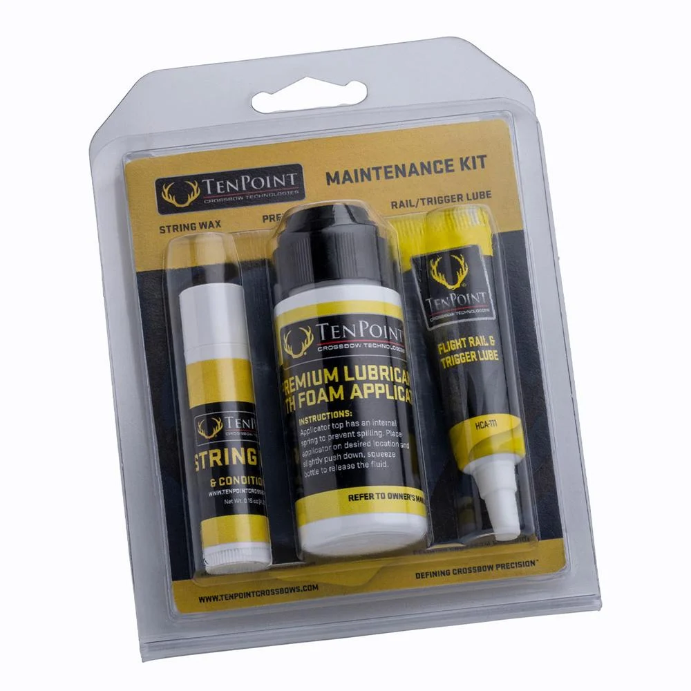 TenPoint Maintenance Kit with Lube Wax and Trigger Lube 1 TenPoint Maintenance Kit with Lube Wax and Trigger Lube