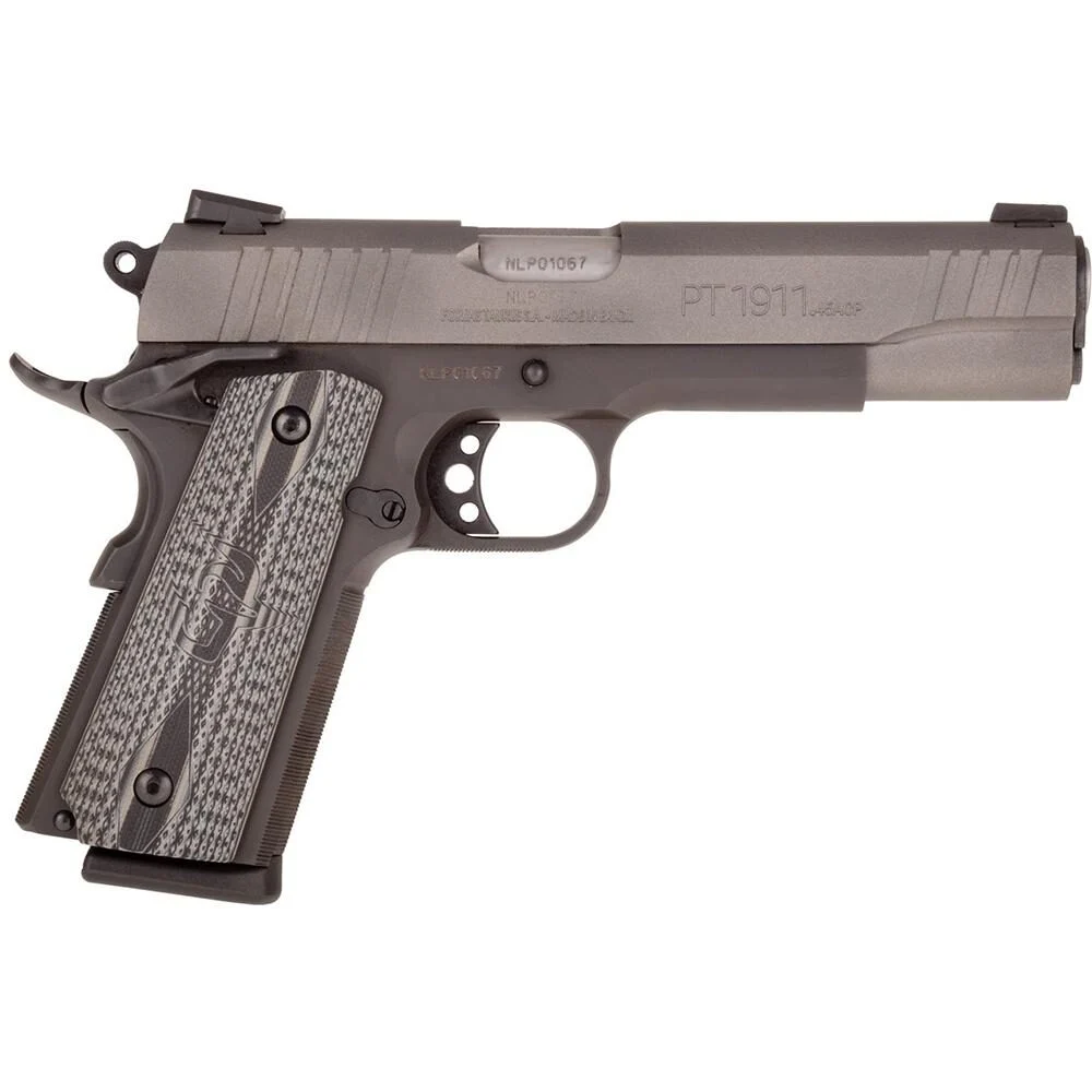 Taurus 1911 Cerakote Gray Handgun .45 ACP 8rd Magazine 5" Barrel VZ Grip 1 Taurus 1911 Cerakote Gray Handgun .45 ACP 8rd Magazine 5" Barrel VZ Grip