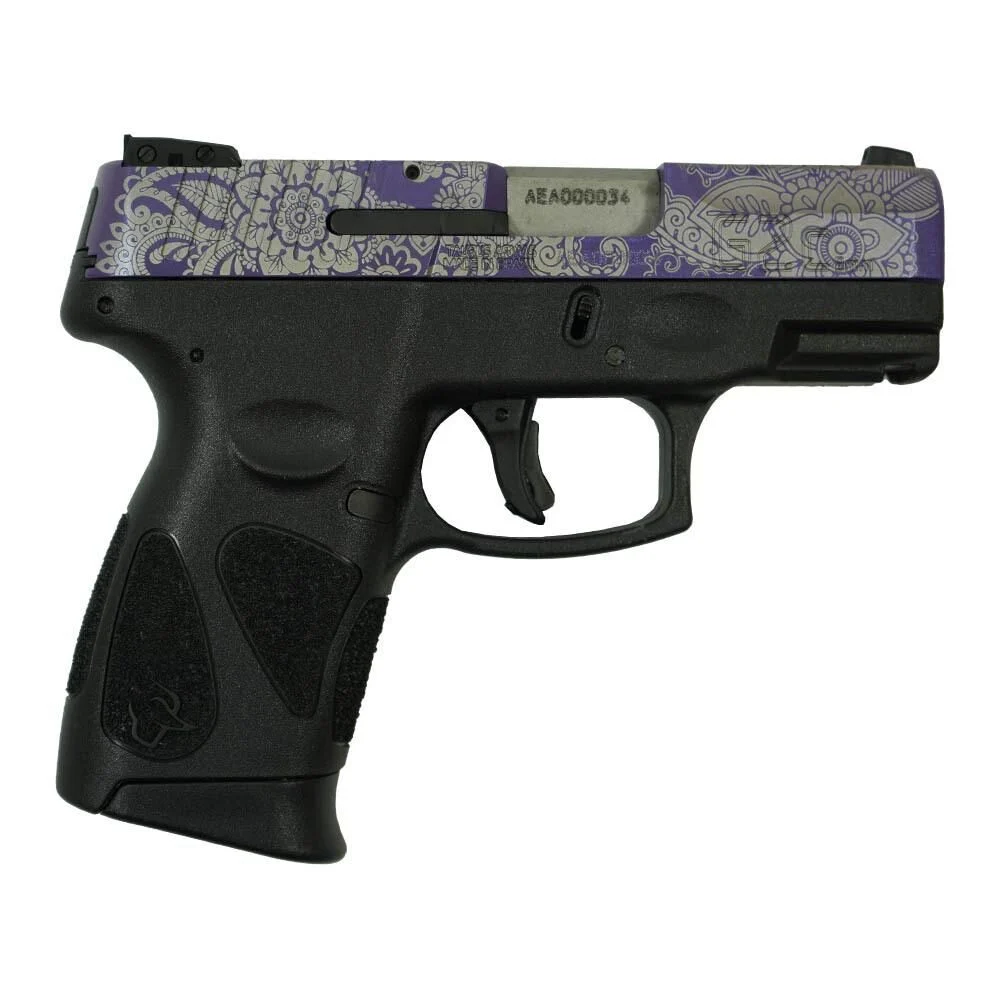 Taurus G2C "Purple Paisley" Handgun 9mm Luger 12rd Magazines(2) 3.2" Barrel 1 Taurus G2C "Purple Paisley" Handgun 9mm Luger 12rd Magazines(2) 3.2" Barrel