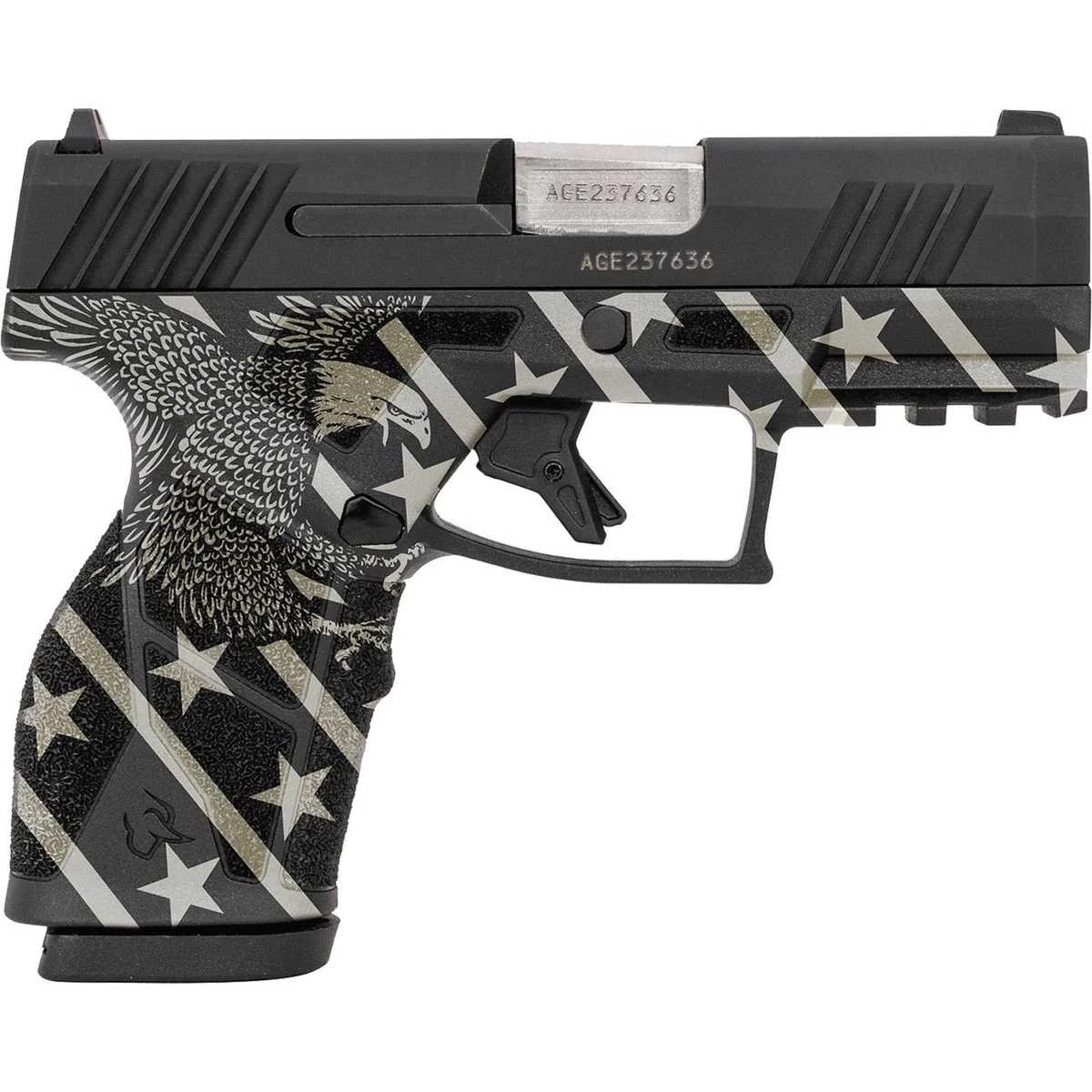 Taurus GX2 Eagle Handgun 9mm Luger 10rd Magazines (2) 3.38″ Barrel Black Slide/Eagle Grip