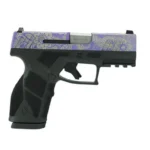 https3A2F2Fmedia.chattanoogashooting.com2Fimages2Fproduct2FTX1GX2931PPP2Ftaurus gx2 purple paisley handgun 9mm luger 13rd magazines 2 3 38 barrel black frame custom slide tx1gx2931ppp 0001 Righ