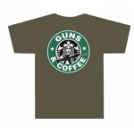 Tuff Products Guns and Coffee Short Sleeve Shirt OD Green 2XL 2 https3A2F2Fmedia.chattanoogashooting.com2Fimages2Fproduct2FUC3001OD2X2FUC3001OD 1