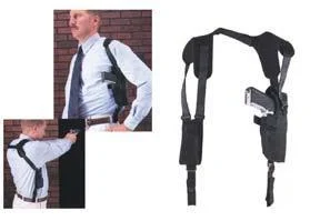 Uncle Mike's Pro-Pak Vertical Shoulder Holsters Black - Fits 5.5" Large Autos 1 Uncle Mike's Pro-Pak Vertical Shoulder Holsters Black - Fits 5.5" Large Autos