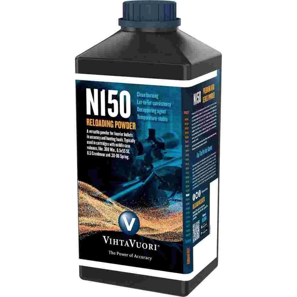 Vihtavuori N150 Smokeless Rifle Powder - 1lbs 1 Vihtavuori N150 Smokeless Rifle Powder - 1lbs