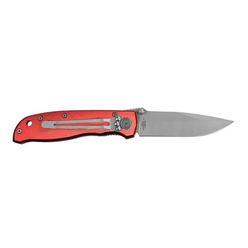 Sarge Knives Red Diamond Folding Knife 3-1/4" Drop Point Blade Red 1 Sarge Knives Red Diamond Folding Knife 3-1/4" Drop Point Blade Red