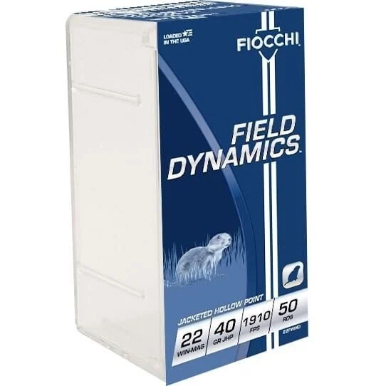 Fiocchi Magnum Shooting Dynamics Rimfire Ammunition .22 WMR 40 gr. JHP 1910 fps 50/ct 1 Fiocchi Magnum Shooting Dynamics Rimfire Ammunition .22 WMR 40 gr. JHP 1910 fps 50/ct