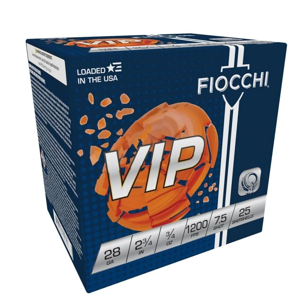 Fiocchi Exacta Target Loads 28 ga 2 3/4" 3/4 oz #7.5 1200 fps - 25/box 1 Fiocchi Exacta Target Loads 28 ga 2 3/4" 3/4 oz #7.5 1200 fps - 25/box