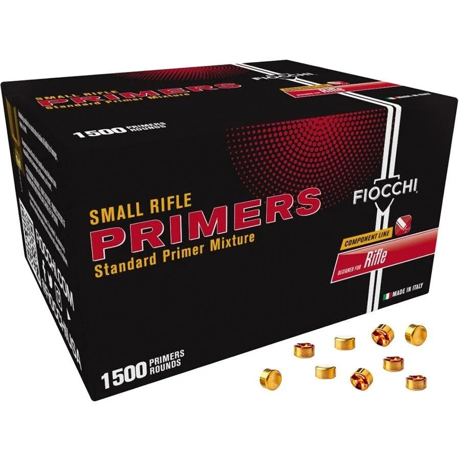 Fiocchi Small Rifle Primers - 1500/ct 1 Fiocchi Small Rifle Primers - 1500/ct