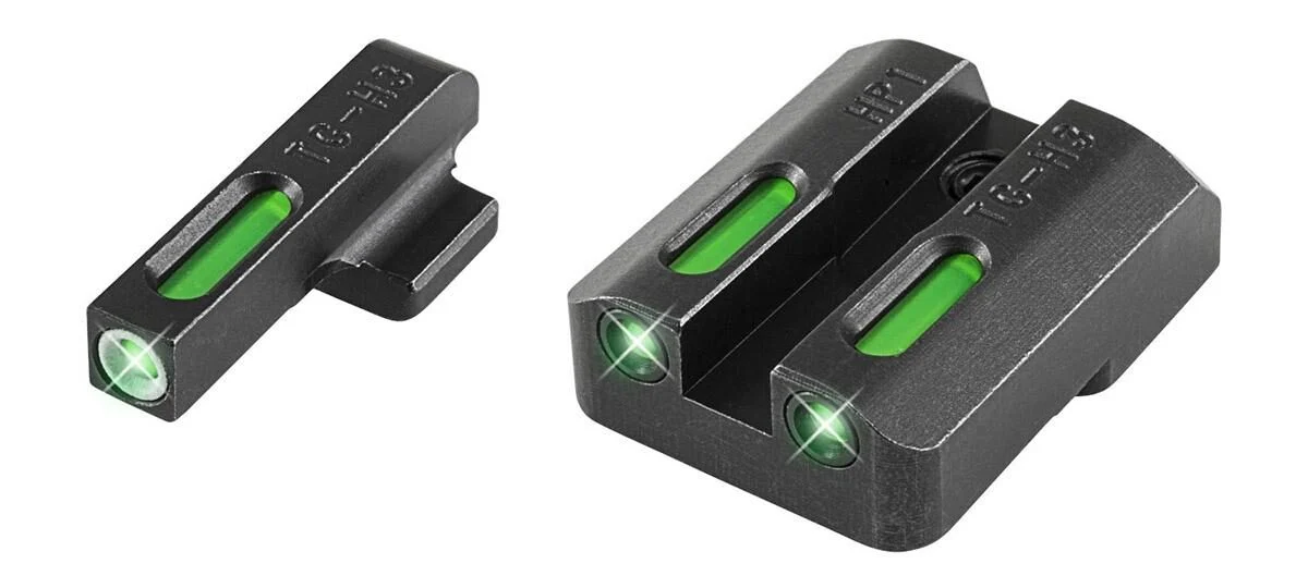 Truglo TFX Tritium/Fiber-Optic Day/Night Sights Fit Taurus MIllennium 62 709 Slim / 740 Slim - White Outline Front/Rear Green/ 1 Truglo TFX Tritium/Fiber-Optic Day/Night Sights Fit Taurus MIllennium 62 709 Slim / 740 Slim - White Outline Front/Rear Green/