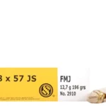 Sellier & Bellot Rifle Ammunition 8x57JS 196 gr FMJ 2540 fps - 20/box 2 https3A2F2Fmedia.chattanoogashooting.com2Fimages2Fproduct2FZYSB857JSA2FZYSB857JSA