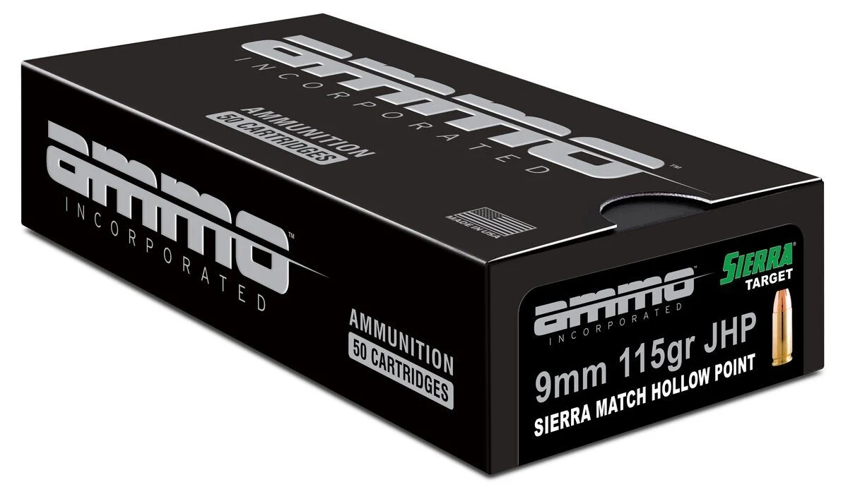 Ammo Inc Signature Match 9mm Luger Handgun Ammo - 115 Grain | Sierra Match HP | 50rd Box 1 Ammo Inc Signature Match 9mm Luger Handgun Ammo - 115 Grain | Sierra Match HP | 50rd Box