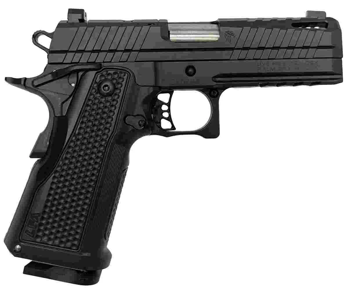 LFA Apollo 11 Compact Pistol - 9mm | Black |Aluminum Grip | 4.1" Ported | 1x17rd Mag 1 LFA Apollo 11 Compact Pistol - 9mm | Black |Aluminum Grip | 4.1" Ported | 1x17rd Mag