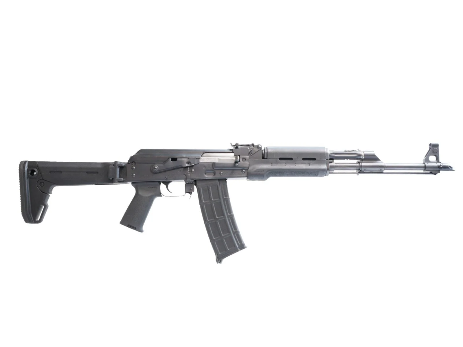 Zastava ZPAPM90 PS AK-47 Rifle BULGED TRUNNION 1.5MM RECEIVER - Black | 5.56 NATO | 18.25" Chrome Lined Barrel | Hogue Handguard | Magpul Grip | Magpul Zhukov Stock 1 Zastava ZPAPM90 PS AK-47 Rifle BULGED TRUNNION 1.5MM RECEIVER - Black | 5.56 NATO | 18.25" Chrome Lined Barrel | Hogue Handguard | Magpul Grip | Magpul Zhukov Stock