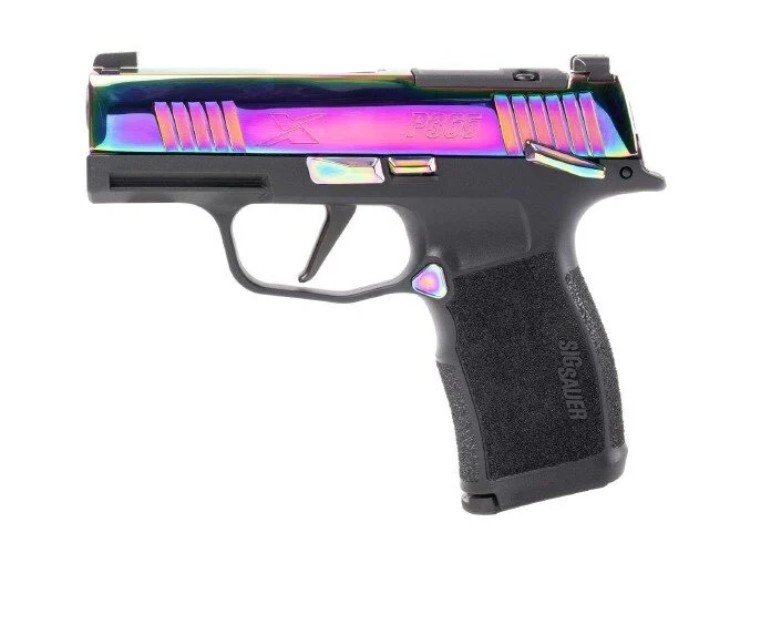 SIG SAUER P365X 9MM RAINBOW TI 12+1 NS 1 SIG SAUER P365X 9MM RAINBOW TI 12+1 NS