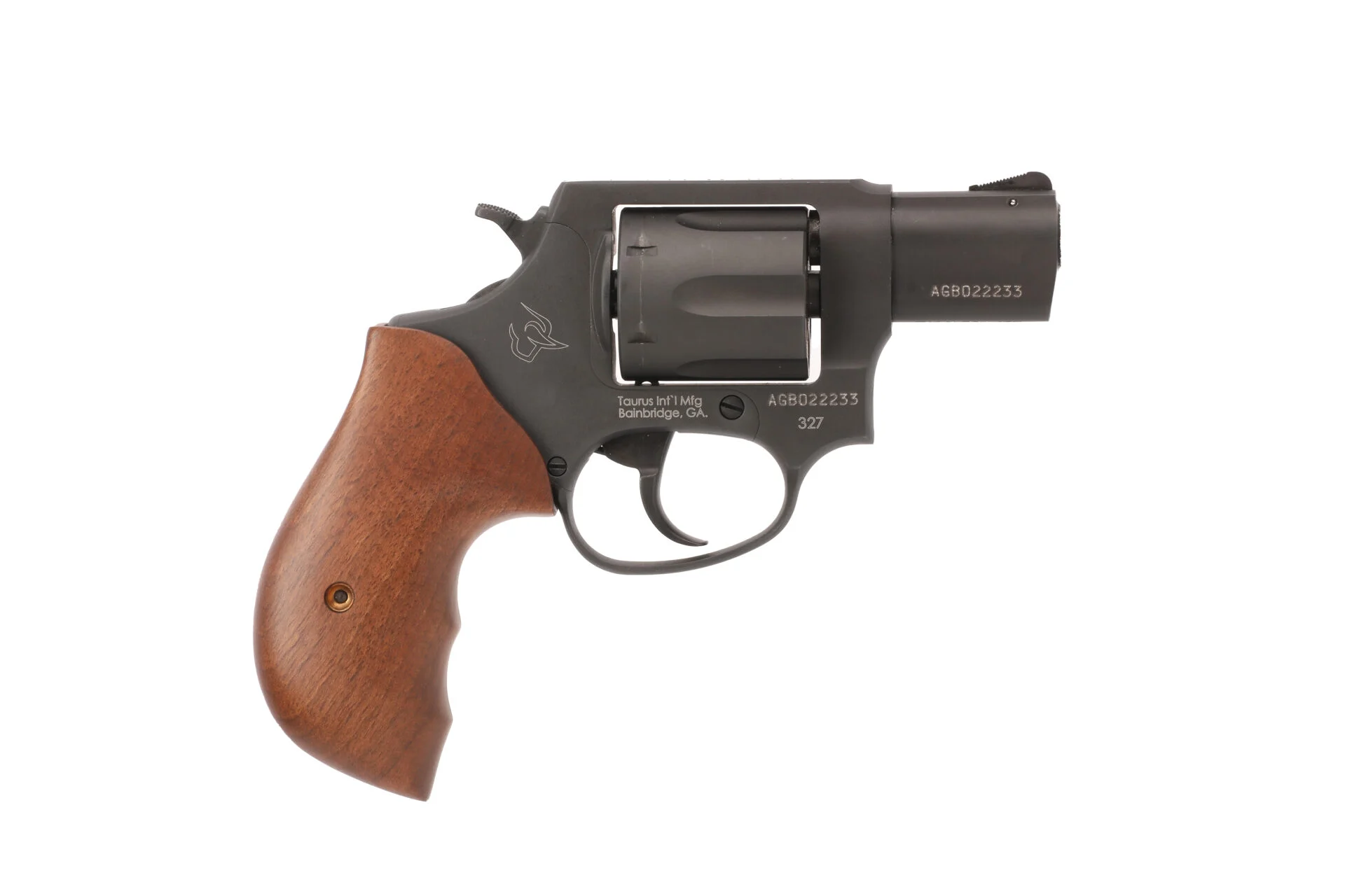 TAURUS 327 327FED BK/BK 2" WALNUT 1 TAURUS 327 327FED BK/BK 2" WALNUT