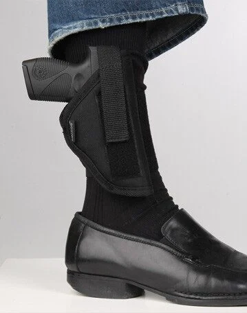 BULLDOG ANKLE HOLSTER RH BLACK - SUB COMPACT AUTOS W/2"-3" BBL 2 BULLDOG ANKLE HOLSTER RH BLACK - SUB COMPACT AUTOS W/2"-3" BBL - Image 2