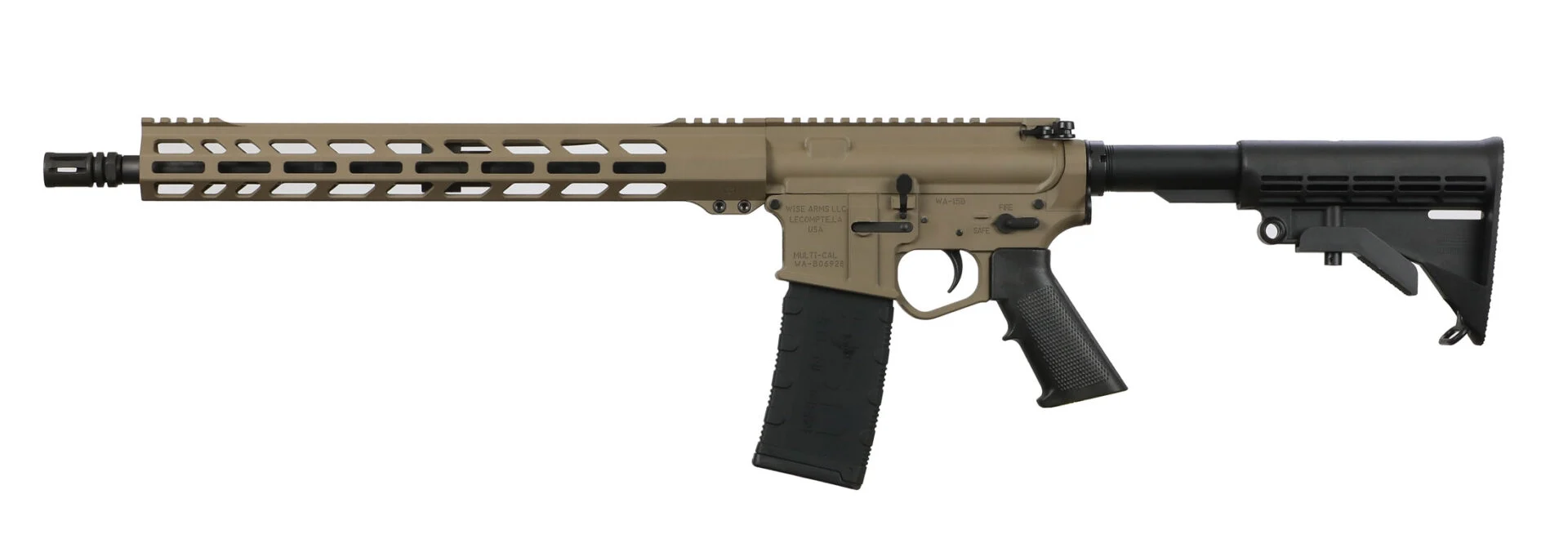 WISE ARMS WA-15B 300BLK FDE 16" 1 WISE ARMS WA-15B 300BLK FDE 16"